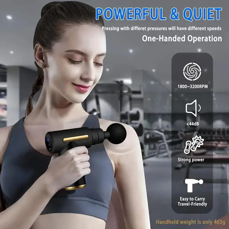 Mini Comfort Electric Fascia Massager Portable for Body Care and Muscle Relaxation - Comfort Durable Massager