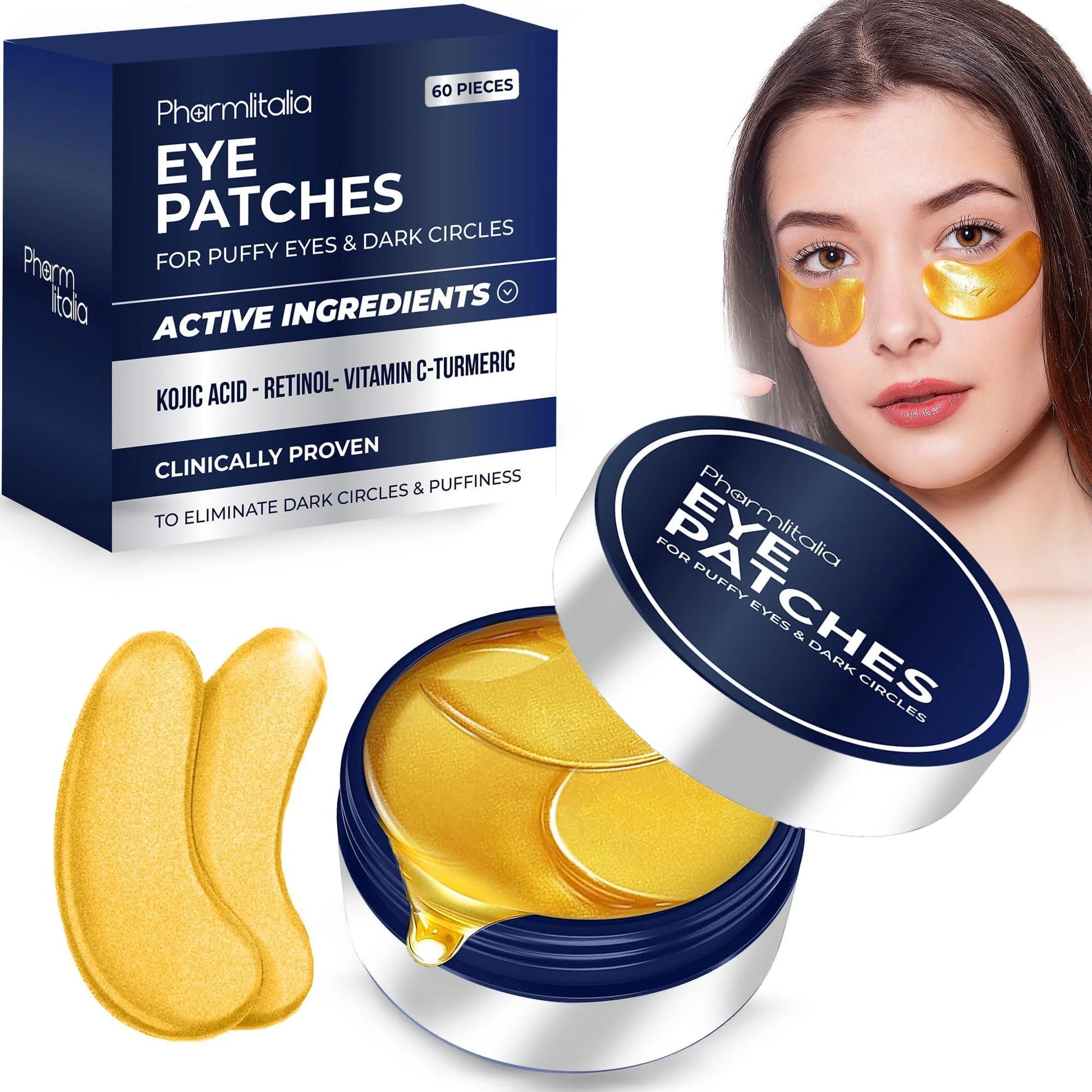 Under Eye Patches for Puffy Eyes and Dark Circles 30 Pair Eye Masks anti Aging