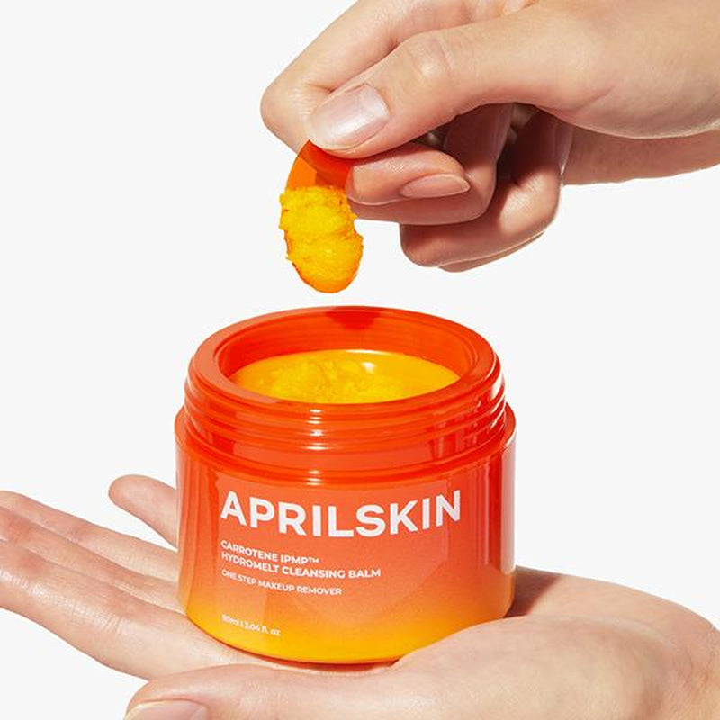 [APRILSKIN Official] Carrotene Blackhead-Free Double Cleansing Duo (Cleanser + Cleansing Balm) | Makeup Remover, Blackhead & Sebum Deep Cleanser | Glass Glow Skin | Kbeauty